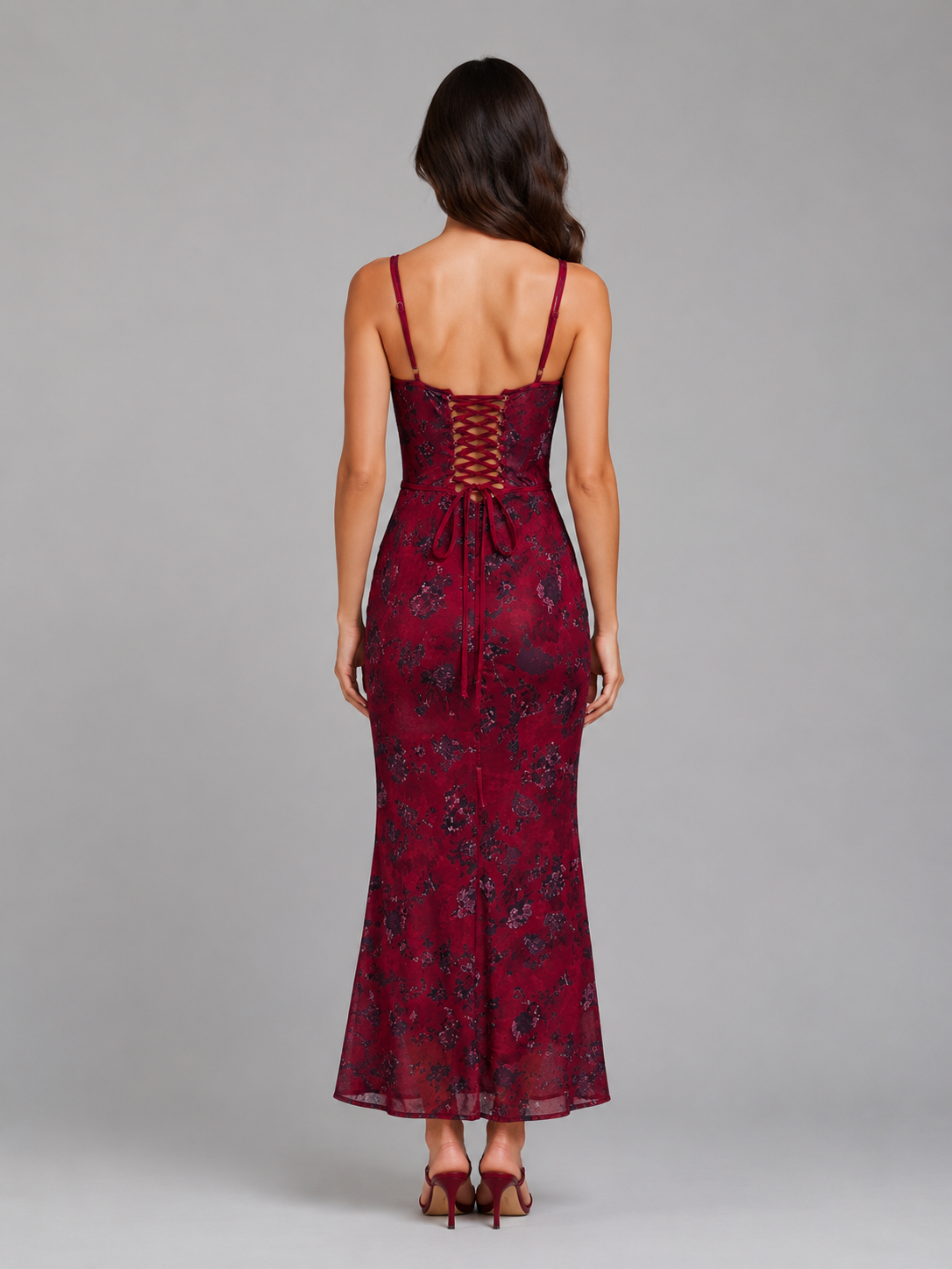 Scarlett | Women’s Maxi Dress | Corset Floral Cocktail 3