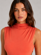 Selene | Women’s Maxi Dress | High Neck Cut Out 4