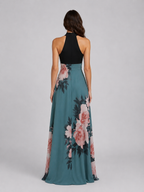Seraphina | Women’s Maxi Dress | Halter Floral Wedding Guest 2