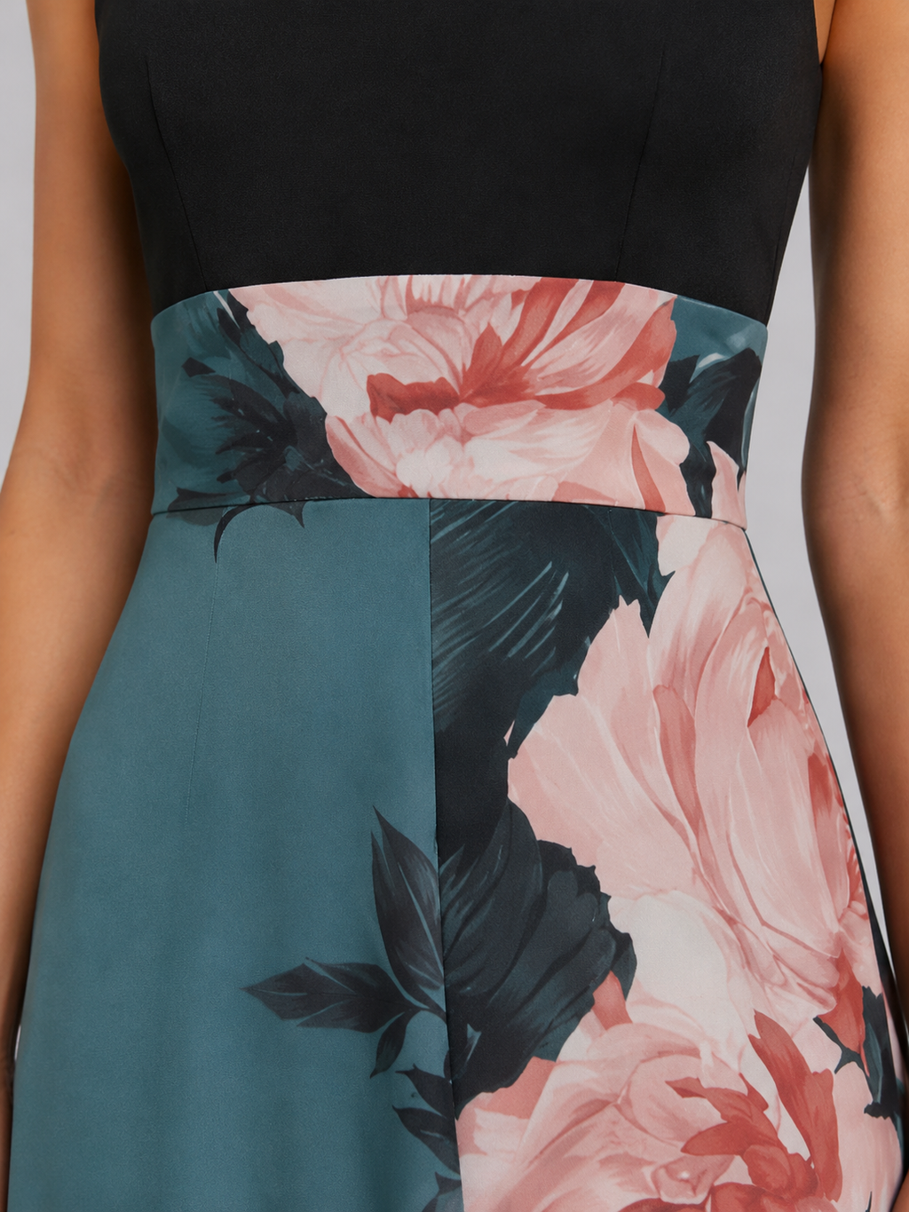 Seraphina | Women’s Maxi Dress | Halter Floral Wedding Guest 3