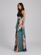 Seraphina | Women’s Maxi Dress | Halter Floral Wedding Guest 4