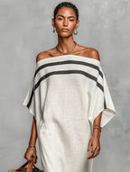 Bianca | Off-Shoulder Batwing Maxi Dress - Image 5
