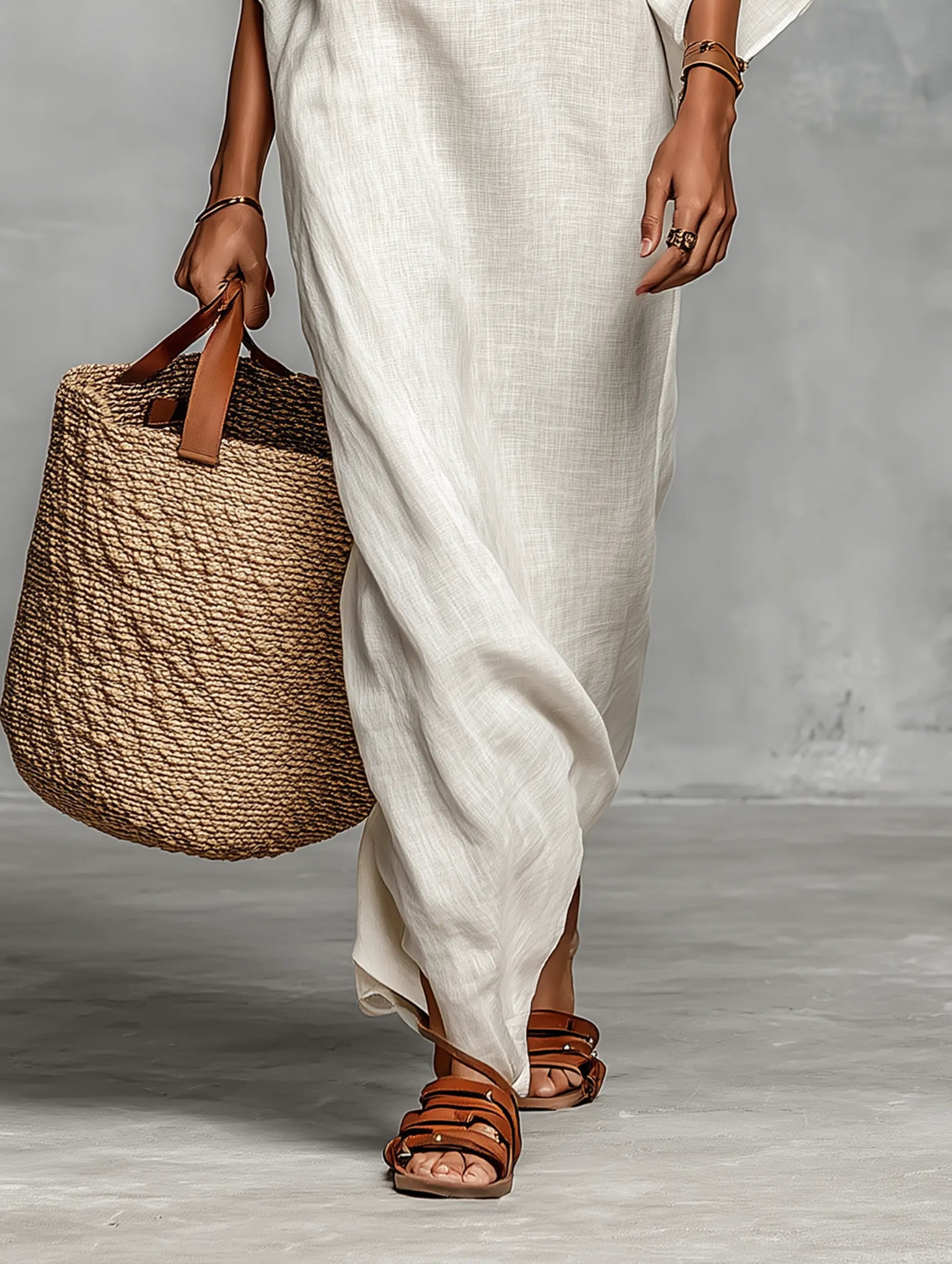 Bianca | Off-Shoulder Batwing Maxi Dress - Image 6