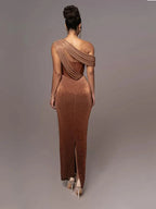 Anabel | Women's One-Shoulder Maxi Dress - Image 2
