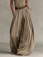Autumn | Halter Neck Wide-Leg Jumpsuit - Image 4