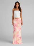 Sienna | Women’s Maxi Skirt | Floral Print Cocktail Party