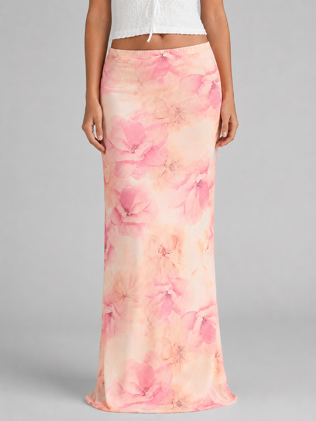 Sienna | Women’s Maxi Skirt | Floral Print Cocktail Party 3