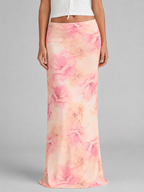 Sienna | Women’s Maxi Skirt | Floral Print Cocktail Party 3