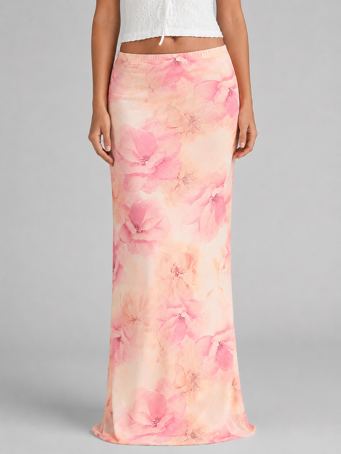 Sienna | Women’s Maxi Skirt | Floral Print Cocktail Party 3