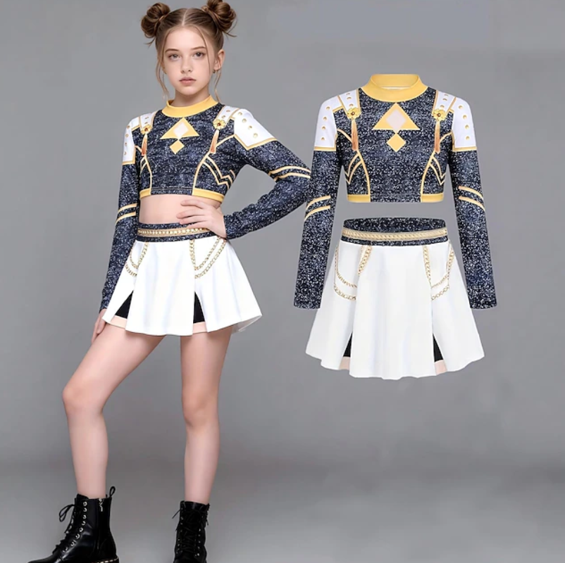 Sophie | Girls’ Performance Costume Set | Long Sleeve Stage Outfit
