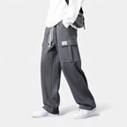 Stonebridge | Men’s Cargo Jogger Trousers | Drawstring Waist Flap Pocket Casual Wear-Men Pants-Eltrendio
