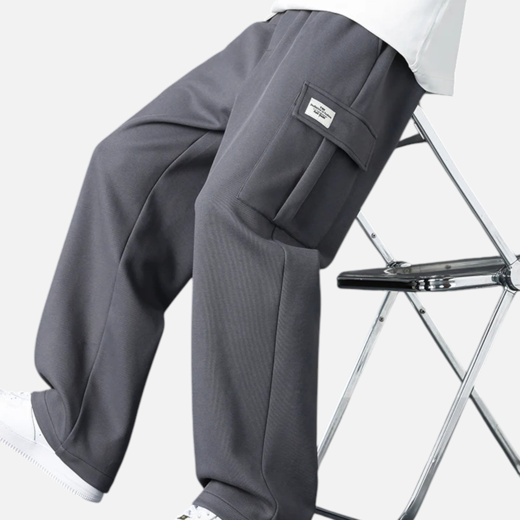 Stonebridge | Men’s Cargo Jogger Trousers | Drawstring Waist Flap Pocket Casual Wear-Men Pants-Eltrendio