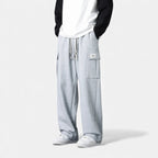 Stonebridge | Men’s Cargo Jogger Trousers | Drawstring Waist Flap Pocket Casual Wear-Men Pants-Eltrendio