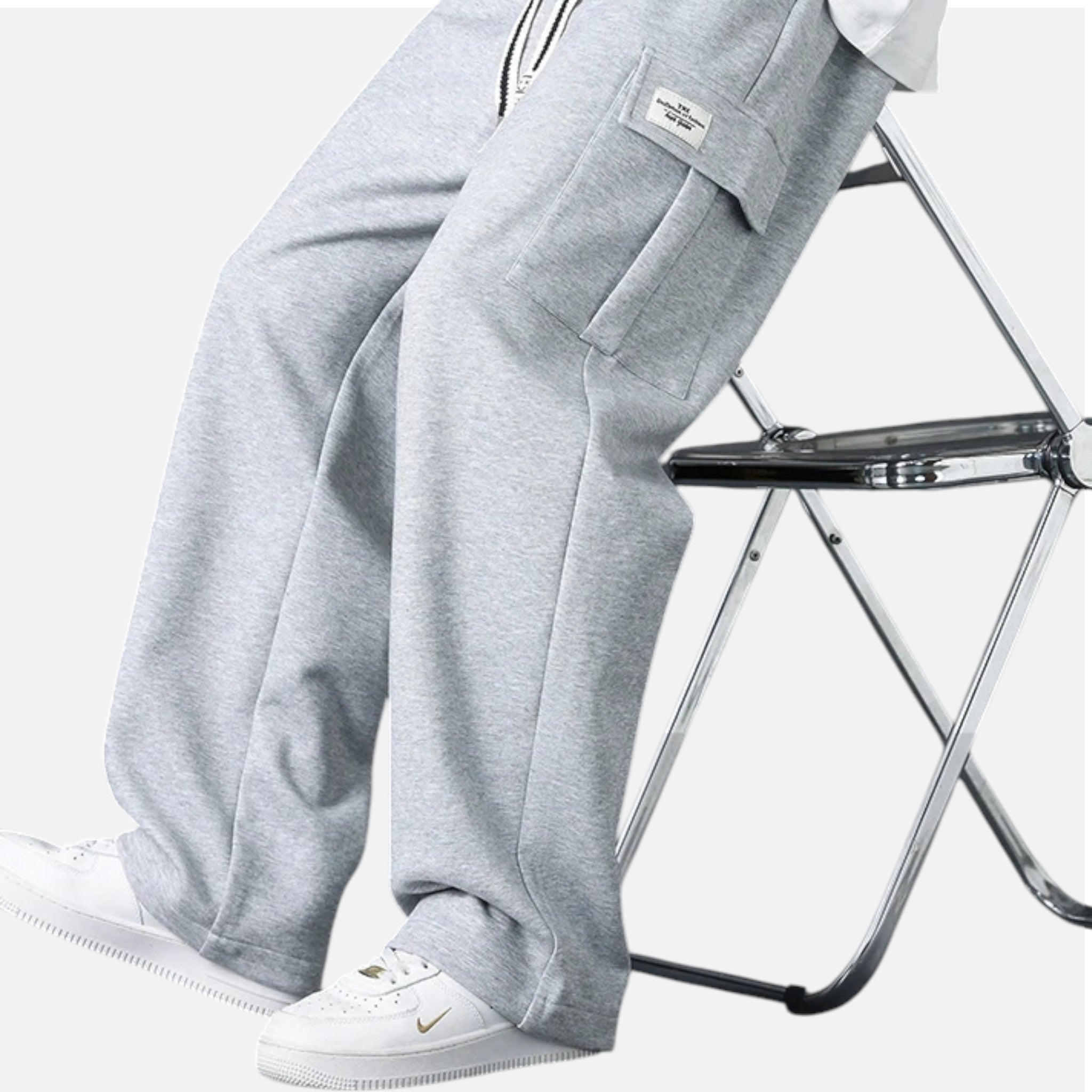 Stonebridge | Men’s Cargo Jogger Trousers | Drawstring Waist Flap Pocket Casual Wear-Men Pants-Eltrendio