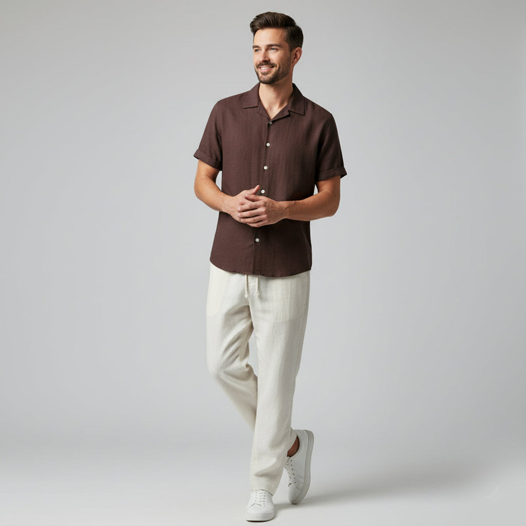 The Amalfi Linen Set – Summer Shirt & Pants for Men - Image 6
