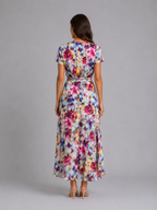 Vivienne | Women’s Maxi Dress | Wrap Front Split Wedding Guest 2