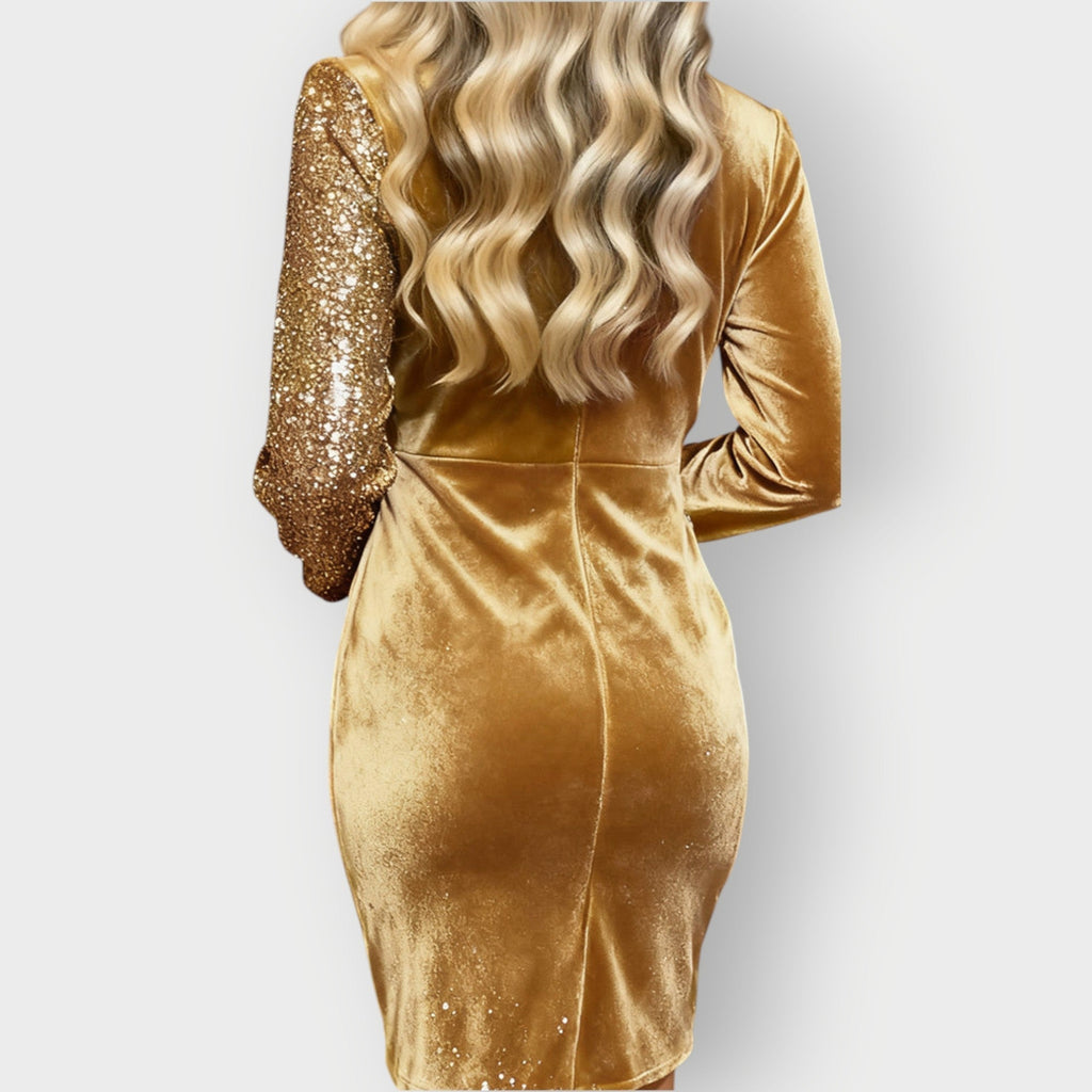Abbie | Asymmetric Party Dress - Image 4