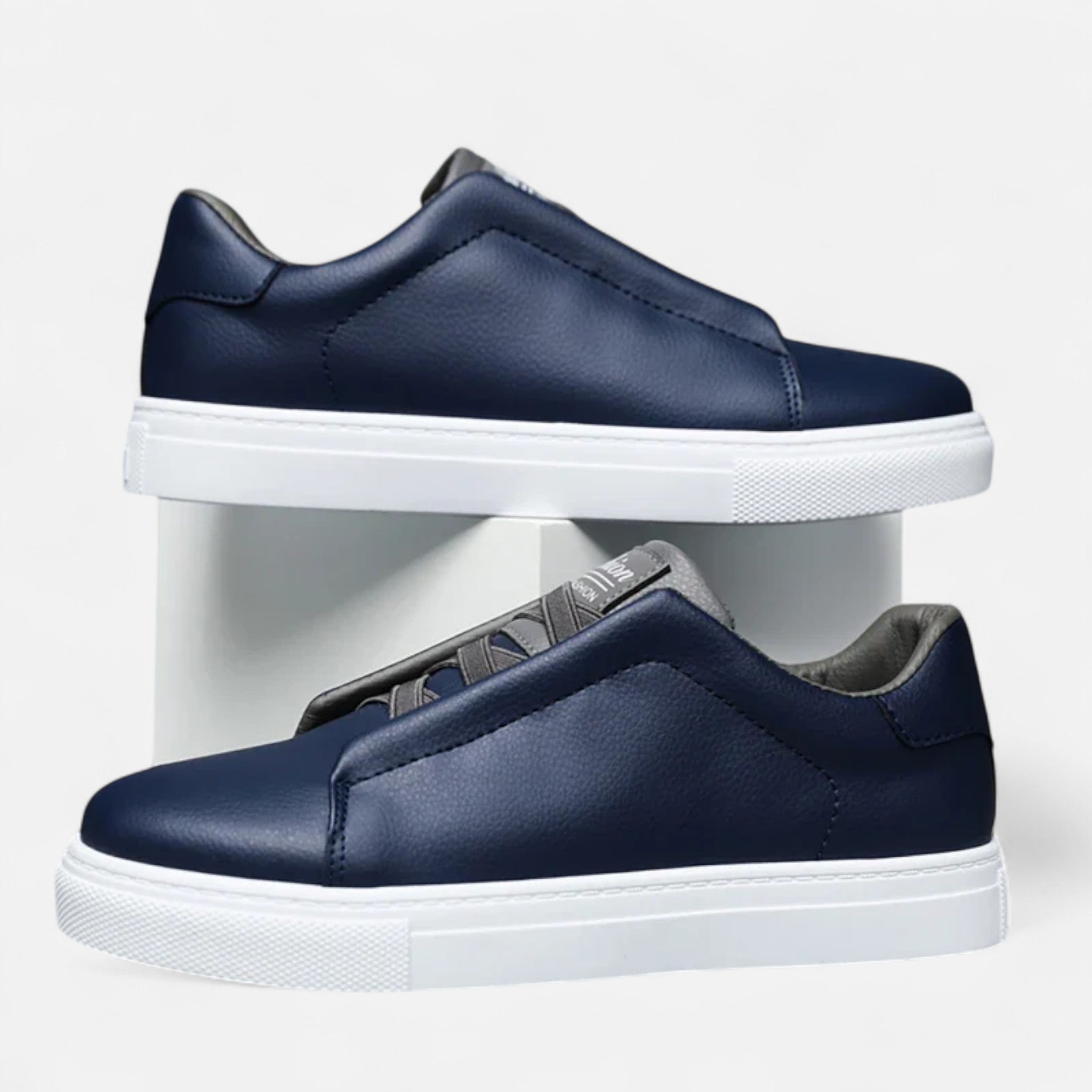 Weston | Men’s Low Top Sneakers | Lace Up Solid Colour Casual Footwear-Men Shoes-Eltrendio