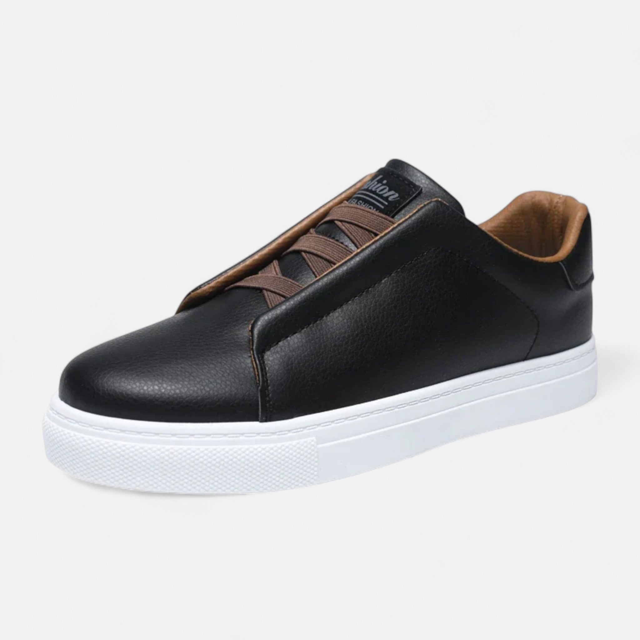 Weston | Men’s Low Top Sneakers | Lace Up Solid Colour Casual Footwear-Men Shoes-Eltrendio