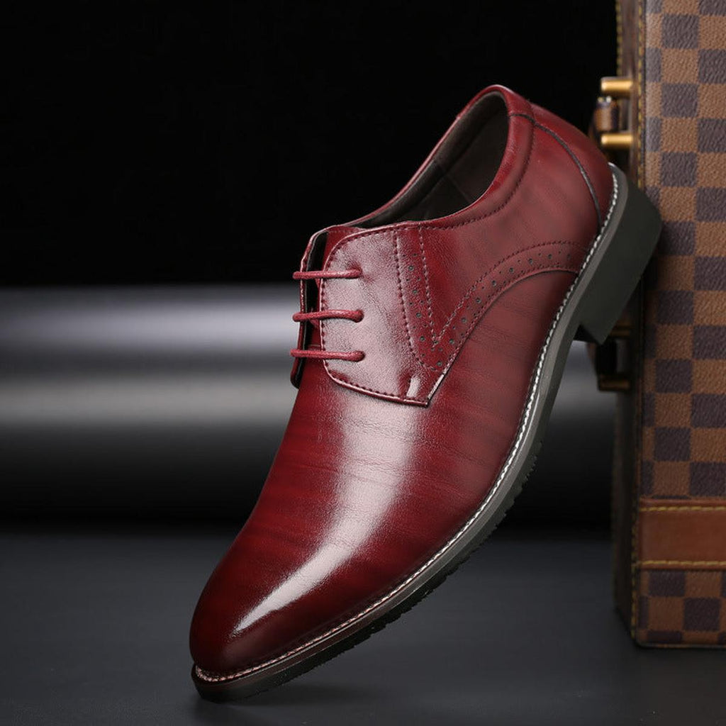 Winston | Men's Derby Shoes | Lace Up Business Formal Footwear-Men Shoes-Eltrendio