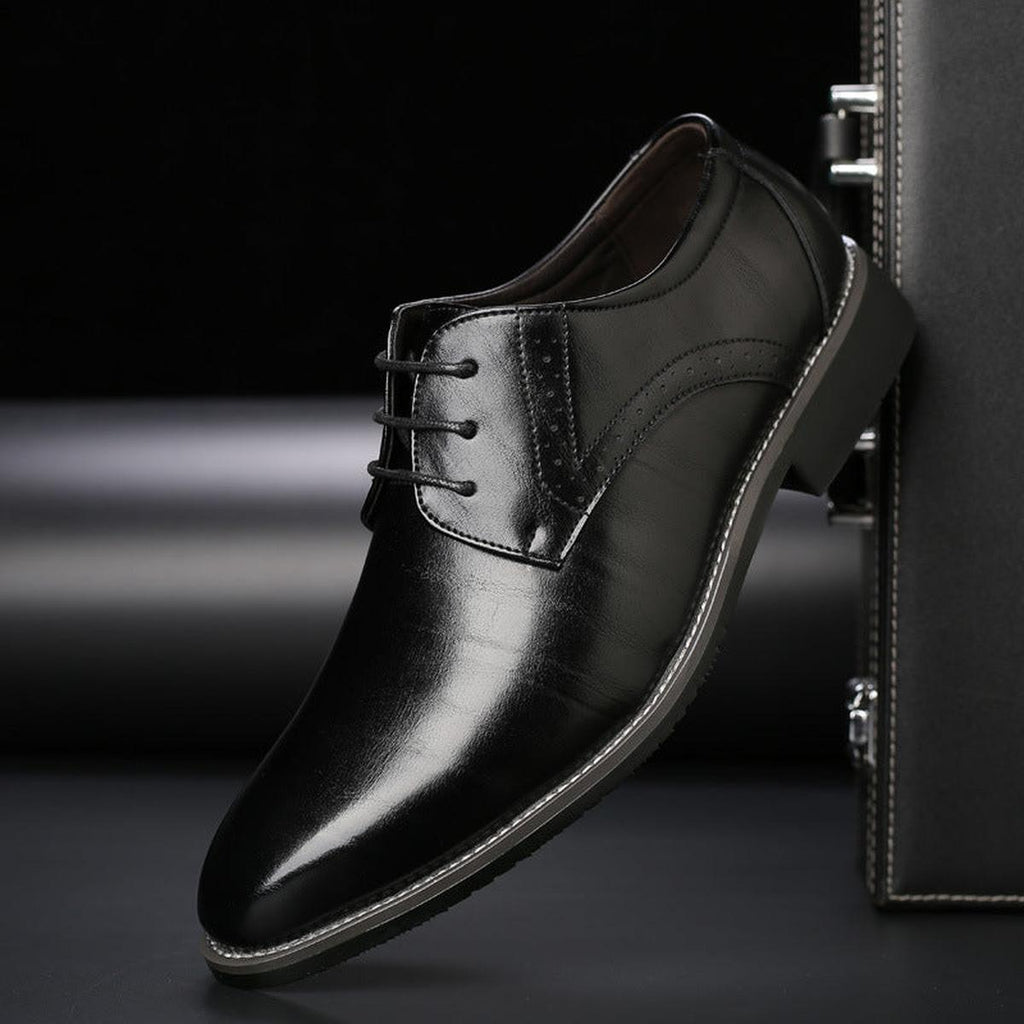 Winston | Men's Derby Shoes | Lace Up Business Formal Footwear-Men Shoes-Eltrendio